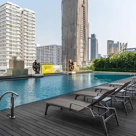 Thonglor Area 1 Bedroom Fastwifi Sauna Big Swimming Pool 38